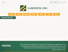 Tablet Screenshot of lamitech.com